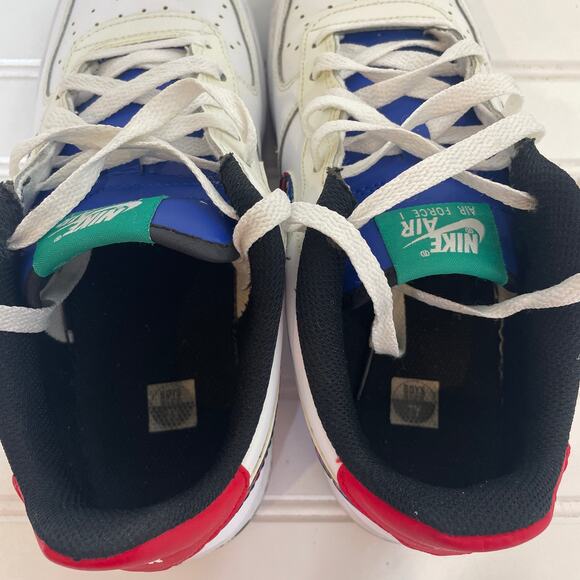 Nike Air Force 1 Melted Crayon Slip-resistant Lightweight Lace Up Boys Size 7 - Picture 7 of 8